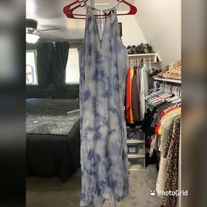 Tie Die High Low Dress